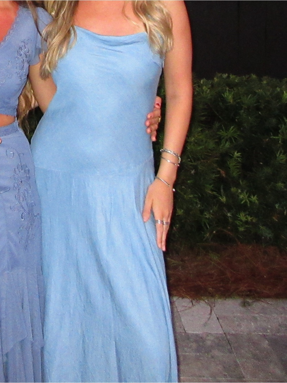Zara Light Blue Women's Maxi Dress